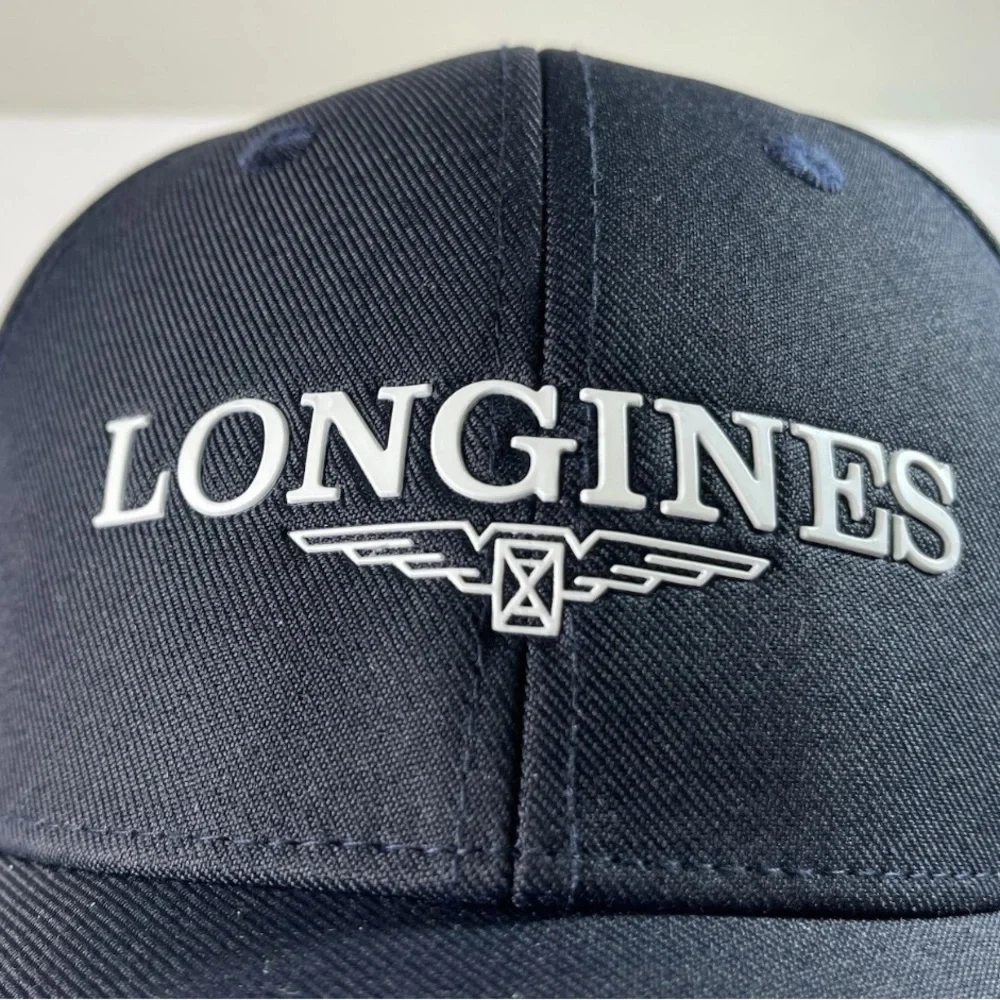 Longines Dark Blue Logo Cap - Picture 1 of 10